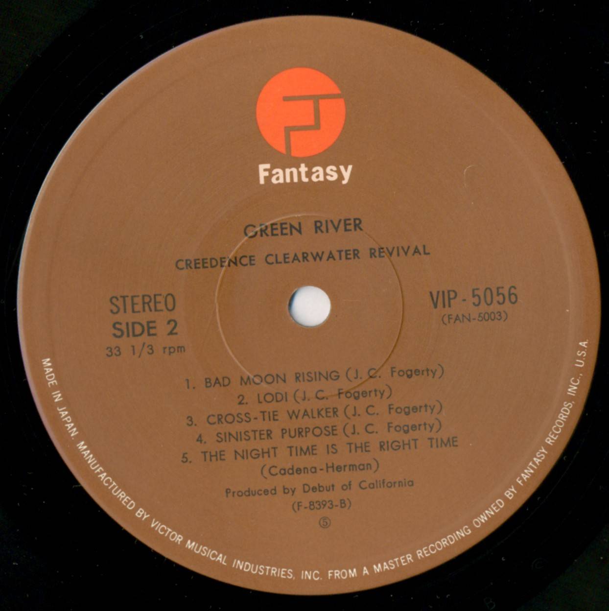 Creedence Clearwater Revival Green River [lp label b jpn]